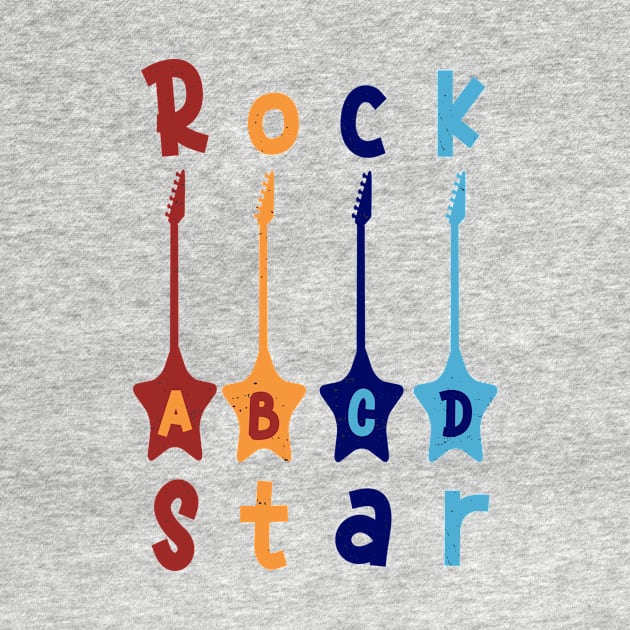 1. Klasse ABCD Rockgitarre T shirt by chilla09